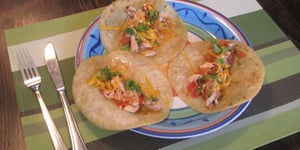 Photo de la Recette: Tacos au Poulet (Tacos de pollo)