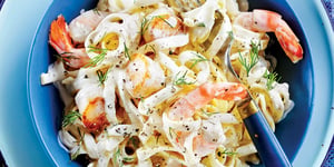Tagliatelle aux Fruits de Mer et au Safran