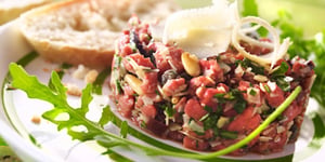 Photo de la Recette: Tartare de Bœuf à L’italienne
