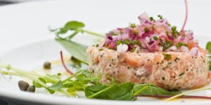 Tartare de Duo de Saumon Fumé et Frais
