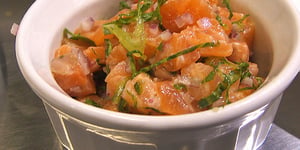 Photo de la Recette: Tartare de Saumon à la Thaïlandaise