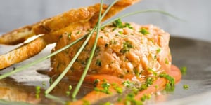 Photo de la Recette: Tartare de Saumon Sauce Cocktail