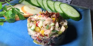 Photo de la Recette: Tartare de Thon Explosion de Saveurs