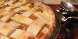 Photo de la Recette: TARTE À LA CITROUILLE ET À LA RICOTTA D’ICI