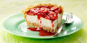 Photo de la Recette: Tarte à la Crème Glacée et aux Fraises