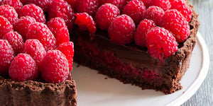 Photo de la Recette: Tarte au Chocolat et Framboises