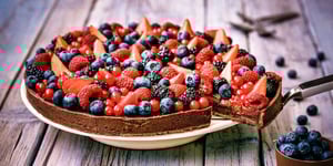 Tarte au Chocolat et Fruits Rouges