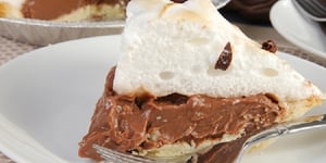 Photo de la Recette: Tarte au Chocolat Meringuée