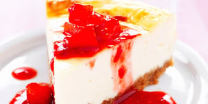 Photo de la Recette: Tarte au Fromage Blanc Speculoos Coulis de Fraises