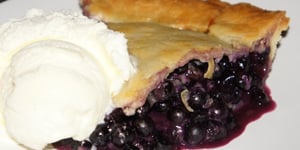 Photo de la Recette: Tarte aux Bleuets