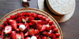 Tarte aux Fraises à la Crème D'amandes