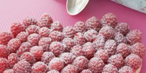 Photo de la Recette: TARTE AUX FRAMBOISES EN FORME DE CŒUR