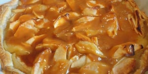 Photo de la Recette: Tarte aux Pommes et au Caramel