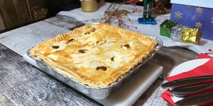 Photo de la Recette: Tarte aux Pommes et Chocolat Blanc