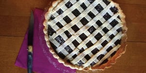 Photo de la Recette: Tarte aux Pruneaux Aromatiques Marinés