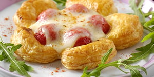 Tarte aux Tomates Confites et Mozzarella