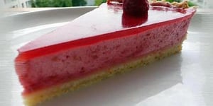 Photo de la Recette: Tarte Bavaroise à la Framboise sur Lit de Citron