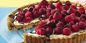 Tarte-biscuit à la Framboise