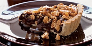 Photo de la Recette: Tarte Chocolat, Orange et Noisettes