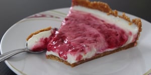 Photo de la Recette: Tarte Citron-Framboise façon Cheesecake