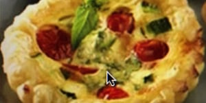 Photo de la Recette: Tarte Courgettes et Tomates