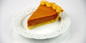 Photo de la Recette: PUMPKIN PIE – TARTE À LA CITROUILLE