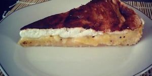 Photo de la Recette: Tarte Meringuée Banane et Kiwi Jaune