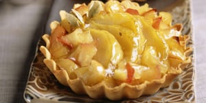Photo de la Recette: Tarte mi Poires-mi Pommes