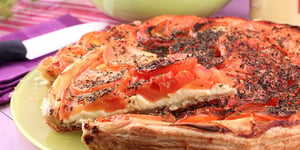 Tarte Tomate à la Moutarde