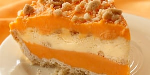 Tarte Onctueuse à la Crème Glacée à L'orange