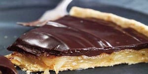 Tarte Poire Chocolat sur Pâte Feuilletée