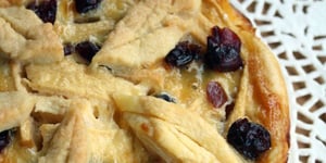 Tarte Pomme, Sirop d'érable et Cranberries