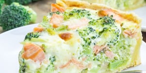 Tarte Saumon Brocolis