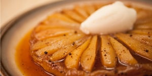 TARTE TATIN AU CARAMEL VANILLÉ DE TAHITI