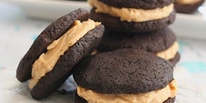 Tarte Whoopie au Chocolat et au Beurre D'arachide