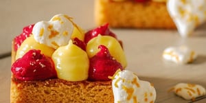 Photo de la Recette: Tartelettes au Citron Gingembre et Framboise