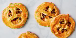 Photo de la Recette: Tartelettes « Citrouille D’Halloween »