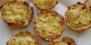 Tartelettes de Poireaux aux Curry