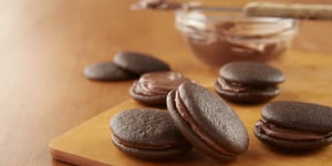 Photo de la Recette: Tartelettes Whoopie Garnies De Chocolat