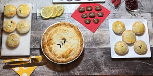 Photo de la Recette: Tartes et Tartelettes aux Framboises pour Noël