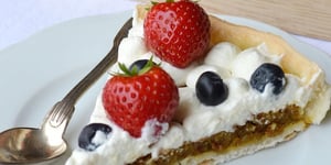 Photo de la Recette: Tartes pistache Fruits Rouges Sans Gluten et Sans Lactose