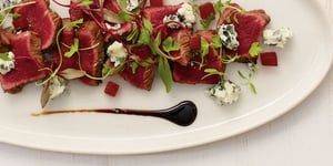 Photo de la Recette: Tataki de Bœuf au Fromage Bleu