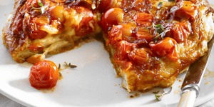 Photo de la Recette: TATIN DE TOMATES CERISES AU FROMAGE RÉSERVE LA PÉRADE