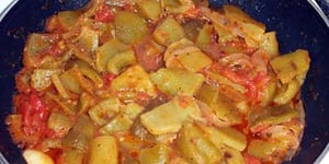 Photo de la Recette: Tchektchouka de Poivrons Vert (recette espagnol)