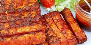 Photo de la Recette: Tempeh façon Ribs et Sauce Bbq au Sirop D’érable