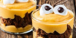 Photo de la Recette: Tiramisu de Potiron Chocolaté pour Halloween