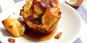 Photo de la Recette: TIRE SUR MUFFINS BACON FRANÇAISE TOAST