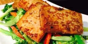 Photo de la Recette: TOFU AU GINGEMBRE