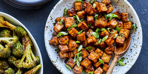 Photo de la Recette: Tofu Caramélisés à L'érable