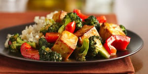 Photo de la Recette: Tofu Orange et Sésame au Brocoli